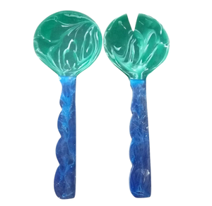 Cuillère à pâtes en résine avec manche perlé – Le meilleur organisateur de cuisine, cuillère à salade à prix incroyable - Product Image 4