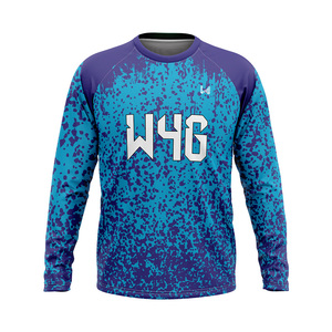 เสื้อยืดออกกำลังกายผู้ชาย W4G แบบเย็บพิเศษไร้ตะเข็บ แขนยาว ยืดได้สี่ทิศทาง น้ำหนักเบา เป็นมิตรกับสิ่งแวดล้อม แห้งเร็ว ทรงเข้ารูปเรียบง่าย - Product Image 5