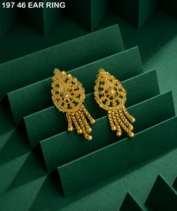 Aretes pequeños bañados en oro al por mayor, joyería india al por mayor, Johor Bahru, aretes pequeños chapados en oro, Sri Lanka - Product Image 3