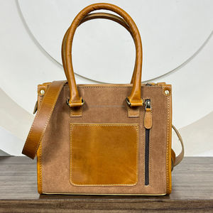 Mini bolso de mano de lujo para mujer, bolso cruzado de punto de bota occidental, bolso de cuero de vaca - Product Image 5