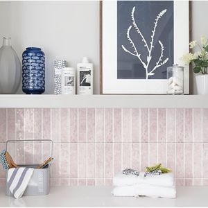 10 pièces de carreaux muraux et autocollants de sol auto-adhésifs anti-éclaboussures de 12x12 pouces pour la cuisine et la salle de bain - Product Image 5