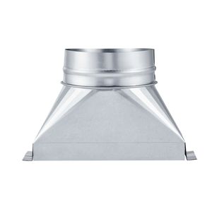 Guarnizione per Condotto Zincata 3 1/4 X 10 X 6 Pollici per Transizione Registrazione Design Europeo - Product Image 1
