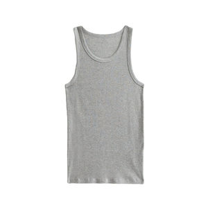 เสื้อกล้ามออกกำลังกายผ้าฝ้ายพิมพ์โลโก้ตามสั่งสำหรับผู้ชายและผู้หญิง รุ่นใหม่ล่าสุด รับผลิตแบบ OEM - Product Image 4