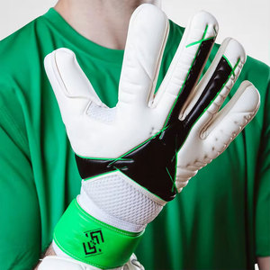 Gants de gardien de but de football durables, respirants, antidérapants avec fermeture auto-agrippante, paume en latex de qualité supérieure pour hommes - Product Image 5