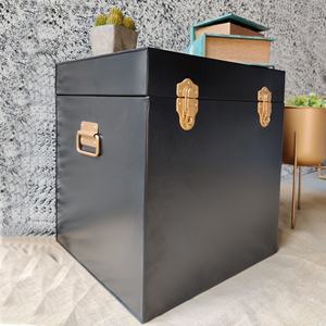 Mesa de centro con maletero cuadrado de Metal único y moderno, muebles convertibles para el hogar para libros, revistas, controles remotos, almacenamiento bajo MOQ - Product Image 4