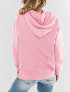 Sudadera con Capucha Personalizada de Felpa Francesa, Sudadera con Capucha de Buena Calidad con Estampado Puff, Sudadera Corta Rosa Estilo Y2K - Product Image 4