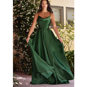 Vestido de Fiesta de Satén de Alta Calidad con Cintura Natural, Costuras Reforzadas, Diseño Personalizado a Bajo Precio - Product Image 6