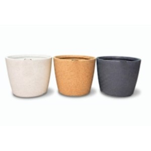 SwamiG TradeX Pots de fleurs modernes en plastique Jardinières d'intérieur Style minimaliste Couleurs Beige Marron Noir Vert - Product Image 1
