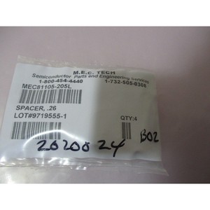 4 M.E.C. Entretoise Tech MEC81105-205L, .26, AMAT - Équipements et pièces semi-conducteurs d'occasion de renommée mondiale - Product Image 1