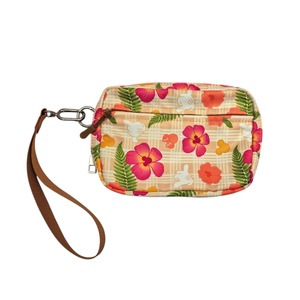 Bolsa pequeña con cremallera de poliéster con protección RFID contra robo de tarjetas de crédito, con asa suave para guardar libretas y tarjetas de identificación - Product Image 5