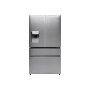 Refrigerador de 4 Puertas Francesas de Acero Inoxidable con Diseño Multipuertas y Amplio Espacio de Almacenamiento Interior - Product Image 1