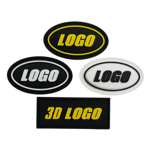 Parches de Goma 3D con Logotipo, Forma Ovalada, Diseño en Relieve, para Ropa, Gorras, Mochilas, Bolsos, Chaquetas, Uniformes, Decoración Personalizada PLADA SPORTS - Product Image 1