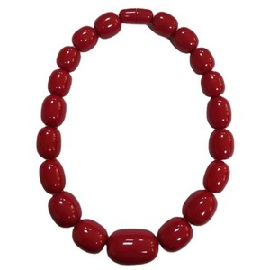 Chic Javed Handicrafts Vintage Geometric Resin Beaded <b>Necklace</b> Unisex Handmade Colorful Lightweight <b>Statement</b> Accessory for - Product Image 1