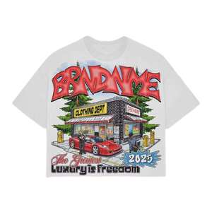 Ensemble T-shirt et short d'été pour homme, tendance, imprimé DTG délavé à l'acide, 2 pièces, mélange polyester/coton, séchage rapide, streetwear décontracté, mode - Product Image 4