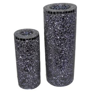 Bronze couleur fleur Pot de fleur pour la vie et la table décor mosaïque verre Vases sac à main Vase en gros verre maison décorative - Product Image 5