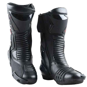 Bottes de moto personnalisées imprimées sur mesure pour la course et le tourisme, respirantes, coupe-vent, imperméables, légères, avec protection de la cheville, pour la piste - Product Image 1