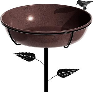 New Arrival Newstyle Metal <b>Bird</b> Bath With Durable <b>Stand</b> For Backyard Lawn Decoration And <b>Bird</b> Water Feeding Purpose Daily - Product Image 1