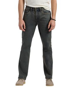 Men's Straight Leg Dark Wash Denim <b>Jeans</b> Mid Waist Regular Fit Cotton Casual Style Autumn Wear Men's <b>Jeans</b> - Product Image 5
