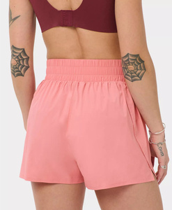 Shorts de yoga sans couture taille haute pour femmes, grande taille, personnalisés, avec compression et effet froncé, respirants, pour la course et le fitness - Product Image 4