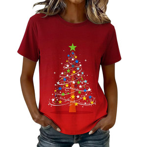 Custom <b>Christmas</b> Printed T-Shirt Featuring Custom <b>Artwork</b> And Soft Material For Festive Daily Outfits <b>Christmas</b> Printed T-Shirt - Product Image 1