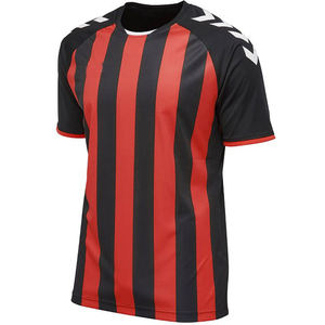 Maillot de football respirant à manches courtes, grande taille, design personnalisé, en tissu polyester doux, prix pour la vente en ligne - Product Image 3