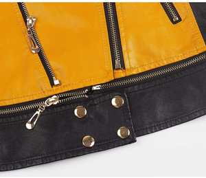 Chaqueta de Cuero para Mujer 2026, de Alta Calidad, con Logotipo Personalizado, Tejido Resistente, Precio Bajo, Nuevo Estilo Moderno - Product Image 2