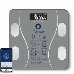 เครื่องชั่งน้ำหนักดิจิตอลอัจฉริยะพร้อมเซ็นเซอร์กระจกอิเล็กทรอนิกส์ รองรับน้ำหนักได้ 180 กก. วัดค่าดัชนีมวลกาย (BMI) และไขมันในร่างกาย ควบคุมผ่านแอปพลิเคชัน พกพาสะดวก ใช้ได้ทั้งในห้องน้ำและนอกบ้าน - Product Image 2
