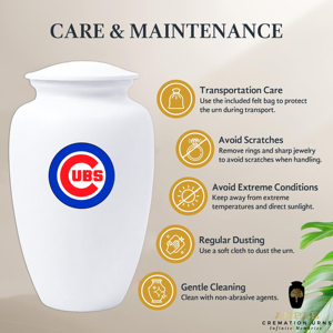 Urna Funeraria para Fanáticos del Deporte, Urna Conmemorativa Inspirada en el Béisbol para Cenizas, Tamaño Adulto - Product Image 5