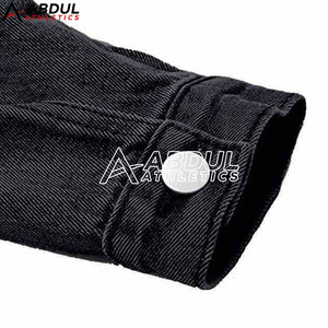 Veste d'hiver décontractée en jean pour homme, doublure chaude intégrée, look tendance, idéale pour la saison hivernale et le quotidien - Product Image 3