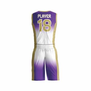 Uniforme de Baloncesto Personalizado para Hombre, Sublimado con Logotipo, Transpirable, Absorbente de Humedad, 100% Poliéster Ecológico, Deportivo - Product Image 2