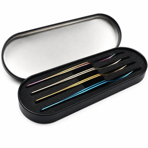Boîte de rangement professionnelle pour pinces, boîte scellée activée par l'humidité, conteneur pour outils d'extension de cils, bleu - Product Image 3
