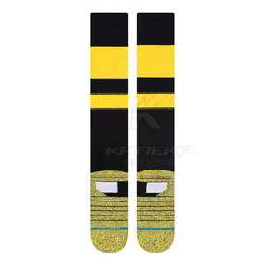 Winter Knitted Soccer <b>Socks</b> with Cuff Logo-Lightweight Breathable Design for <b>Running</b> Training and Active Lifestyle Use - Product Image 3
