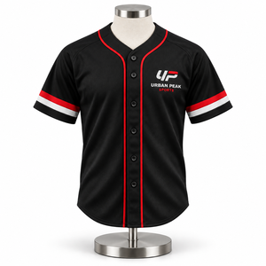 Maillot de baseball de haute qualité avec coutures renforcées, fermeture à boutons durable et tissu confortable pour l'entraînement - Product Image 1