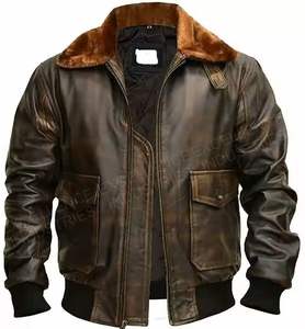 Men's PU Leather Fashionable Jacket Men's Motorcycle Jacket Quality Winter Thickened Warmth Leather Jacket For Men - Product Image 5