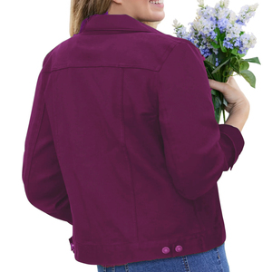 Nouvelle conception, veste en jean pour femme, confortable, durable, très demandée, vente chaude, respirante, douce. - Product Image 4