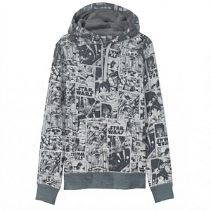 Sweat-shirt à capuche Star Wars pour homme, coupe classique, décontracté, en tricot, avec poche, vêtement d'hiver, 100% coton, imperméable - Product Image 6