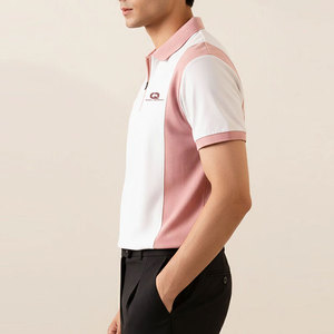 Faible MOQ 2026 Nouvelle Collection Chemises Homme Coupe Classique à Fermeture Éclair Unie Légères Manches Courtes Tissu Doux Style Décontracté et Élégant - Product Image 4