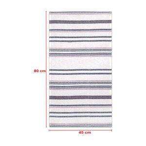 Serviette de cuisine à rayures blanches et grises, fabricant professionnel, serviette de cuisine en coton teint en fil au meilleur prix - Product Image 5