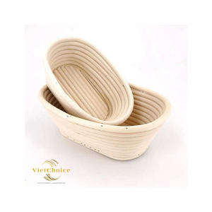 Juego de 2 Cestas Ovaladas Multifuncionales de Ratán Moderno, Ecológicas, de Color Personalizado, para Almacenamiento de Alimentos en el Hogar, de Acero Inoxidable, Marca Vietchoice, Superventas - Product Image 6