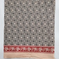 Pareo de algodón estampado a mano con diseño de chevron índigo, leopardo y paisley, pareo de playa para mujer, estilo bohemio, ecológico.