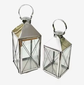 Customizable High Quality Handmade Stainless Steel <b>Lanterns</b> for Home Wedding Christmas Events Decorations Best Selling - Product Image 2