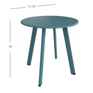 18'' Round End <b>Table</b> with Square Feet <b>Coffee</b> <b>Tables</b> Product Category - Product Image 3