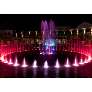 Horticlub Luces Decorativas RGB para Exteriores, Luces de Colores para Piscina, Espectáculo de Fuentes de Agua, Diseño Moderno de Acero Inoxidable - Product Image 1
