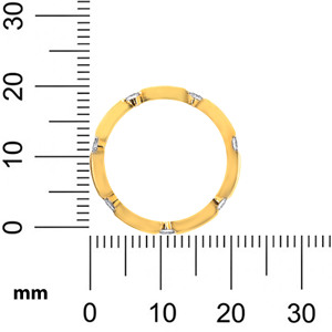 Luxury Round Shape Lab Grown Diamond Engagement <b>Ring</b> 0.2 Ct Yellow Gold <b>Thin</b> Band <b>Ring</b> for Women Wholesale - Product Image 3