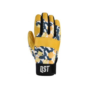 Gants de jardinage en cuir et polyester à doigts entiers avec sangle de poignet réglable pour la plantation, la taille des plantes et le rempotage, logo personnalisé OEM - Product Image 3