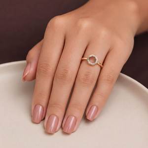 Bague de fiançailles en or massif 10K, 14K, 18K avec diamant de laboratoire taille octogonale classique, couleur E, clarté VVS, pour femme - Product Image 3