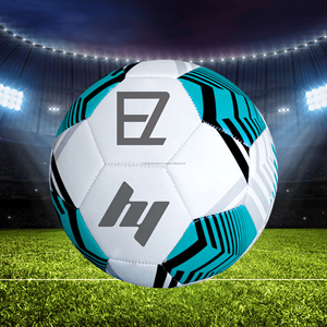 Balón de fútbol de entrenamiento de partido oficial de tamaño personalizado de alta calidad 5 4 3 pelotas de fútbol de PVC de PU con unión térmica profesional - Product Image 1