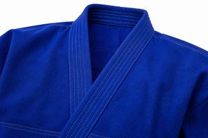 Kimono de BJJ Azul Unisex, Corte Regular, 100% Algodón, Duradero, Ligero, Transpirable, Resistente a la Contracción, Ropa de Artes Marciales, Talla Adulto, Karate - Product Image 3