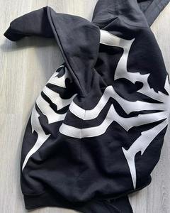 เสื้อฮู้ดดี้คุณภาพสูงสั่งทำพิเศษ ผ้าฝ้าย 100% แบบยูนิเซ็กส์ สำหรับผู้ชาย เสื้อพูลโอเวอร์หนานุ่ม พิมพ์ลายตัวอักษรขนาดใหญ่ ผ้าเฟรนช์เทอร์รี่ - Product Image 4