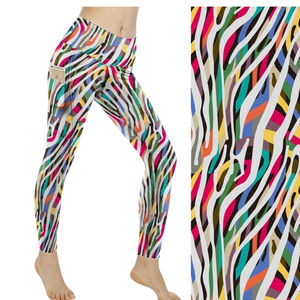 Leggings de yoga taille haute en spandex, extensibles, confortables, respirants, sans coutures, pour le fitness, la gym, l'entraînement et la course à pied - Product Image 6